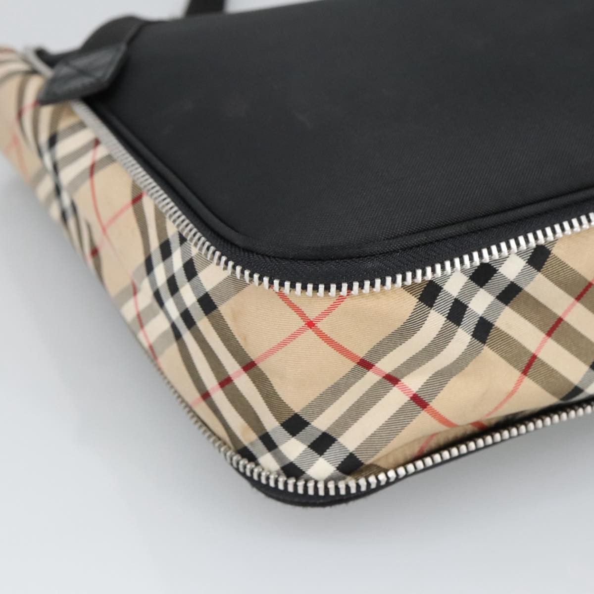 Burberry Black Synthetic Shoulder Bag (Pre-Owned) Size ONE SIZE - 11 Thumbnail