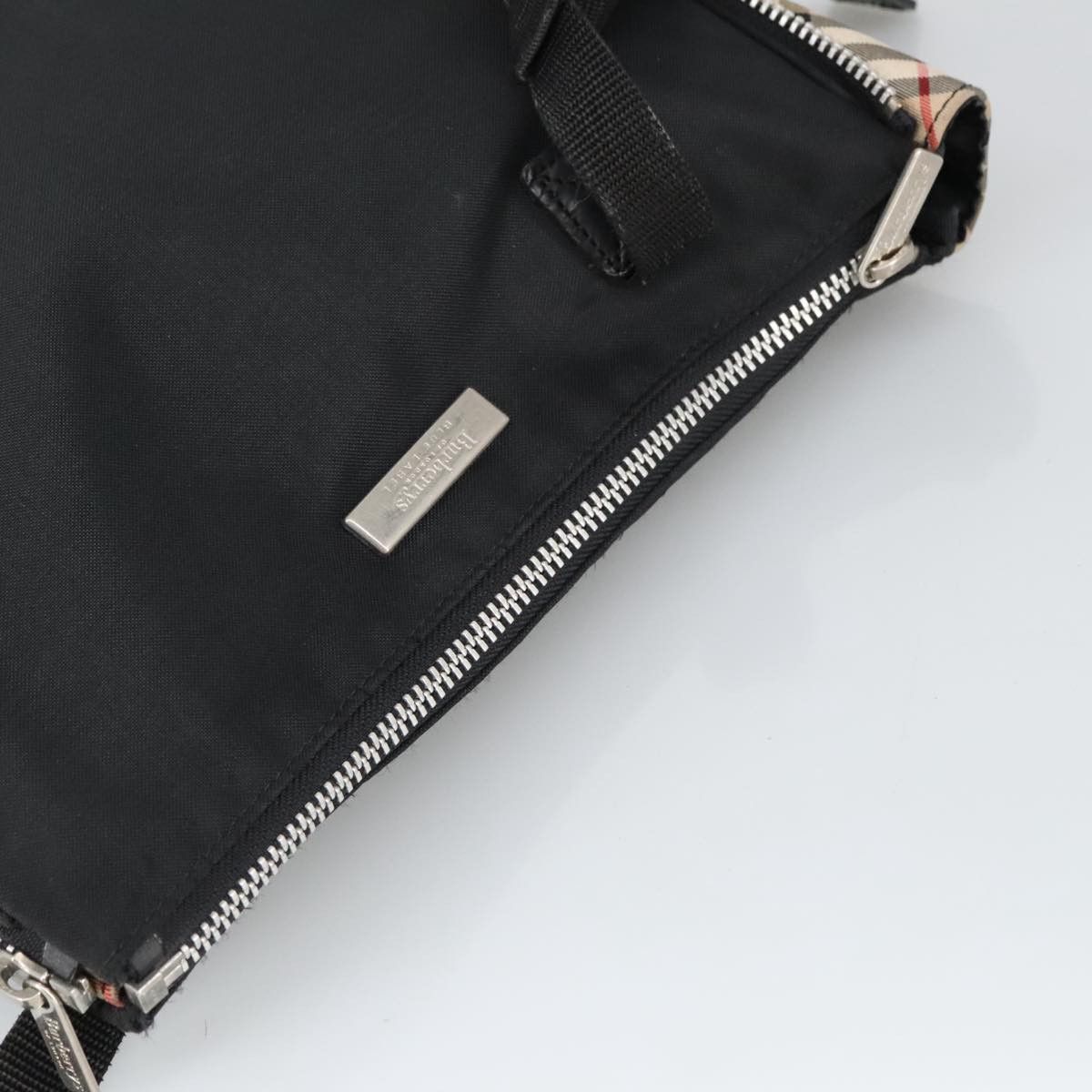 Burberry Black Synthetic Shoulder Bag (Pre-Owned) Size ONE SIZE - 6 Thumbnail