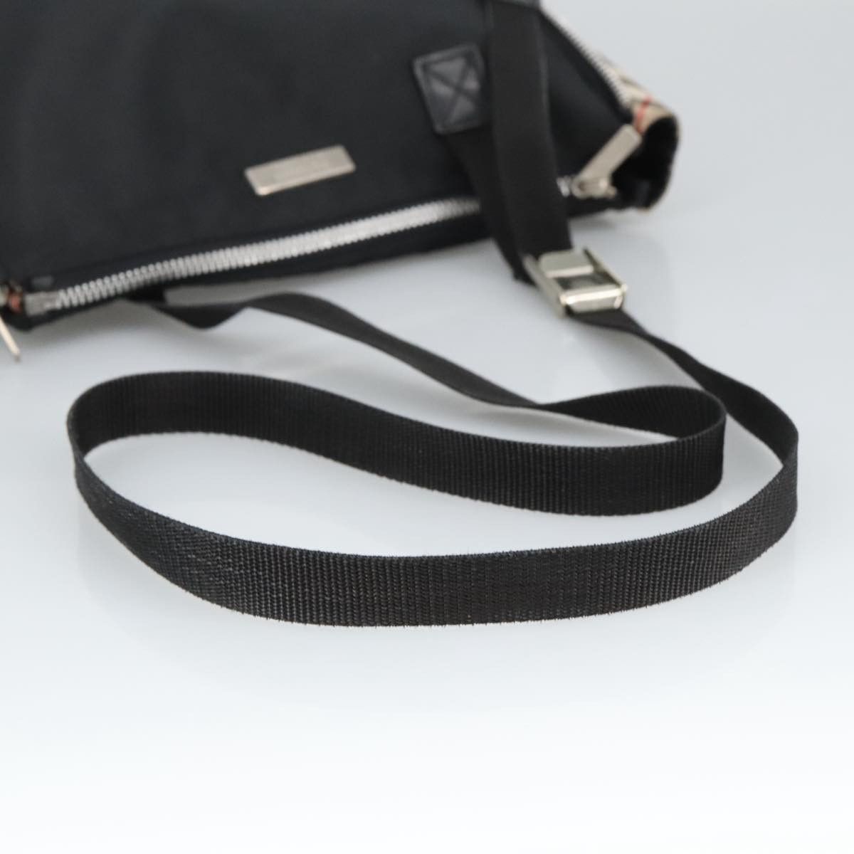 Burberry Black Synthetic Shoulder Bag (Pre-Owned) Size ONE SIZE - 7 Thumbnail
