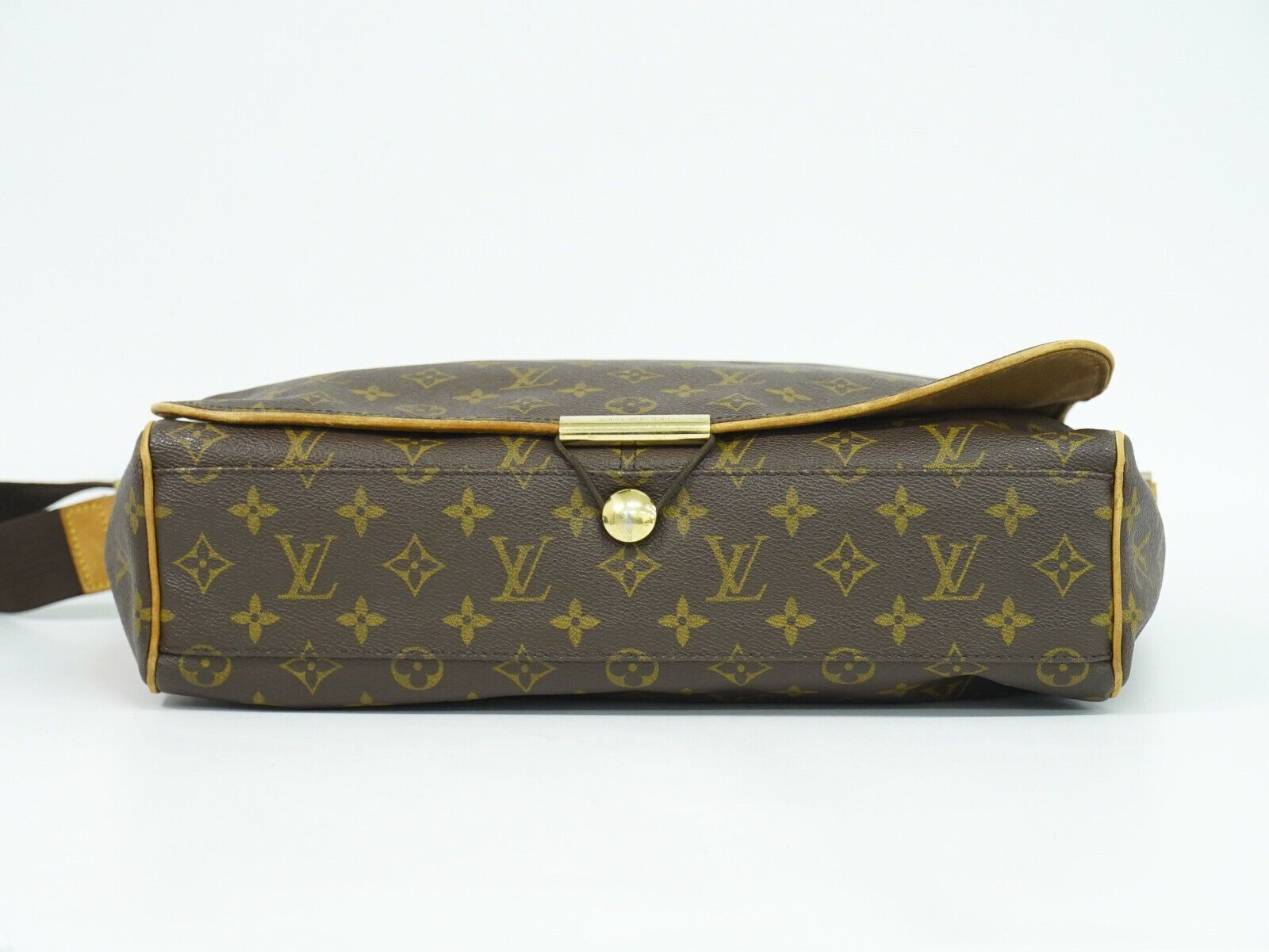 Louis Vuitton Abbesses Brown Canvas Backpack Bag (Pre-Owned) Size ONE SIZE - 3 Thumbnail