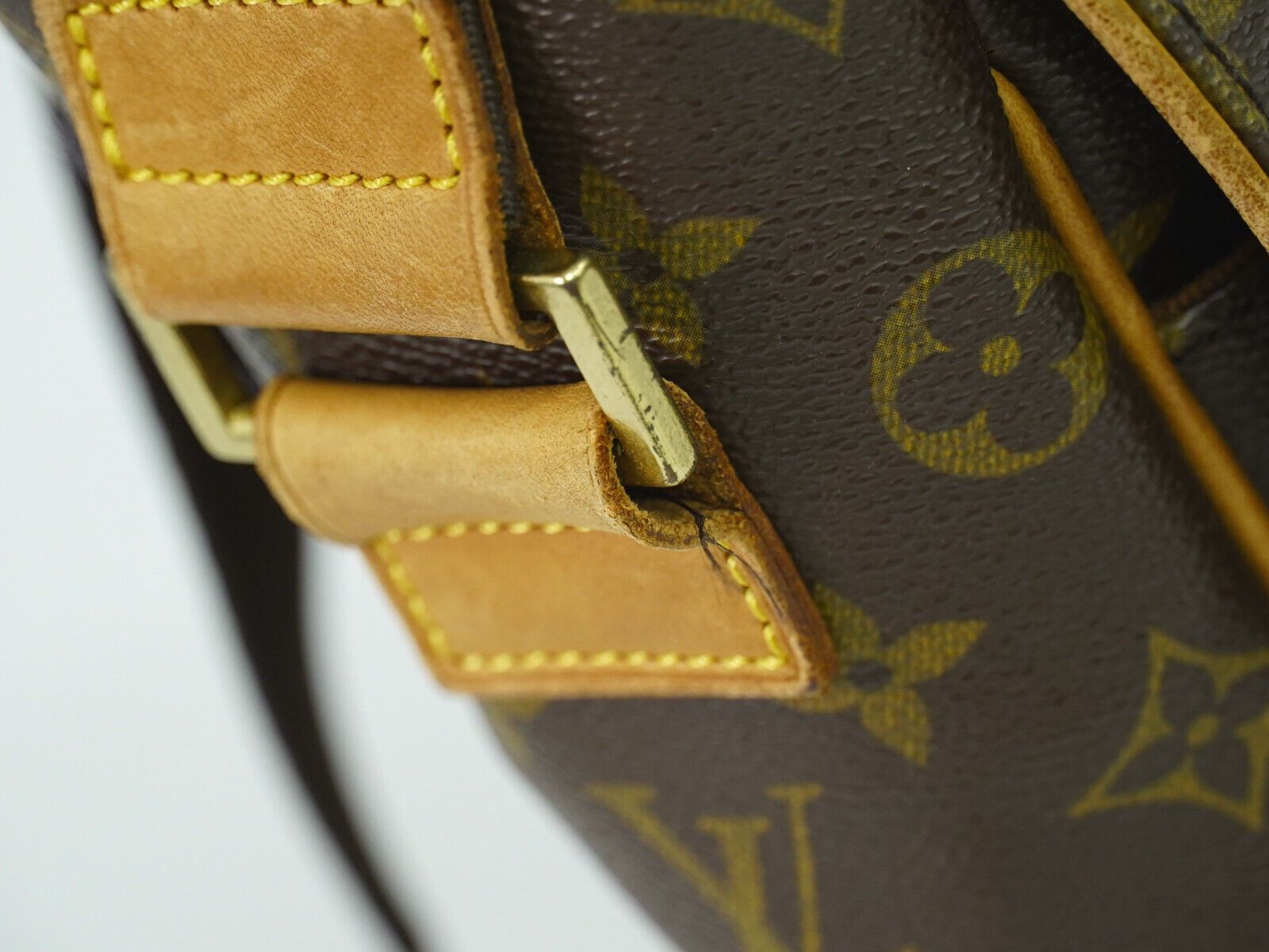 Louis Vuitton Abbesses Brown Canvas Backpack Bag (Pre-Owned) Size ONE SIZE - 5 Thumbnail
