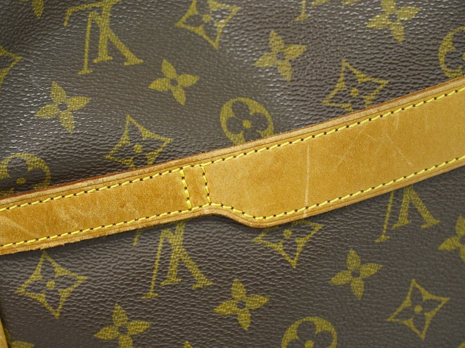 Louis Vuitton Abbesses Brown Canvas Backpack Bag (Pre-Owned) Size ONE SIZE - 7 Thumbnail