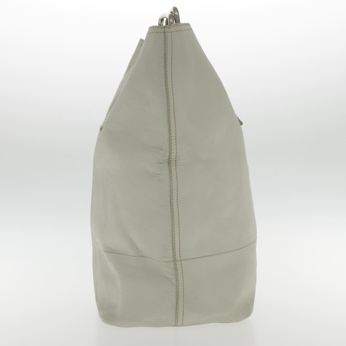 Prada White Leather Handbag (Pre-Owned) Size ONE SIZE - 13 Thumbnail