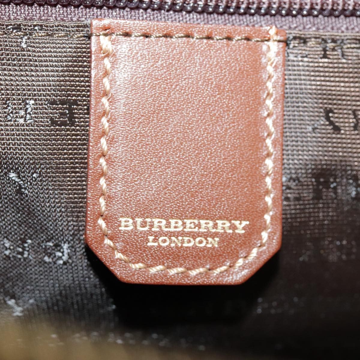 Burberry Nova Check Beige Canvas Shoulder Bag (Pre-Owned) Size ONE SIZE - 14 Thumbnail