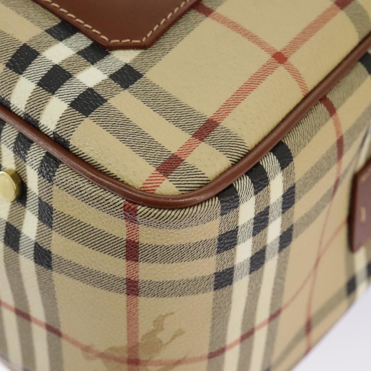 Burberry Nova Check Beige Canvas Shoulder Bag (Pre-Owned) Size ONE SIZE - 10 Thumbnail