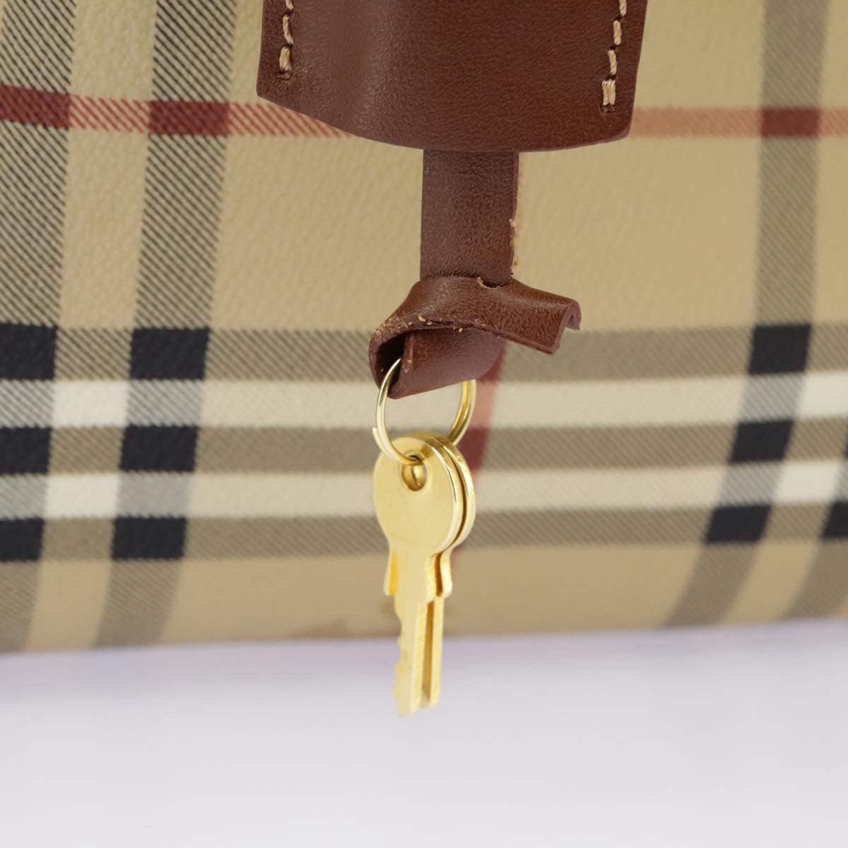 Burberry Nova Check Beige Canvas Shoulder Bag (Pre-Owned) Size ONE SIZE - 16 Thumbnail