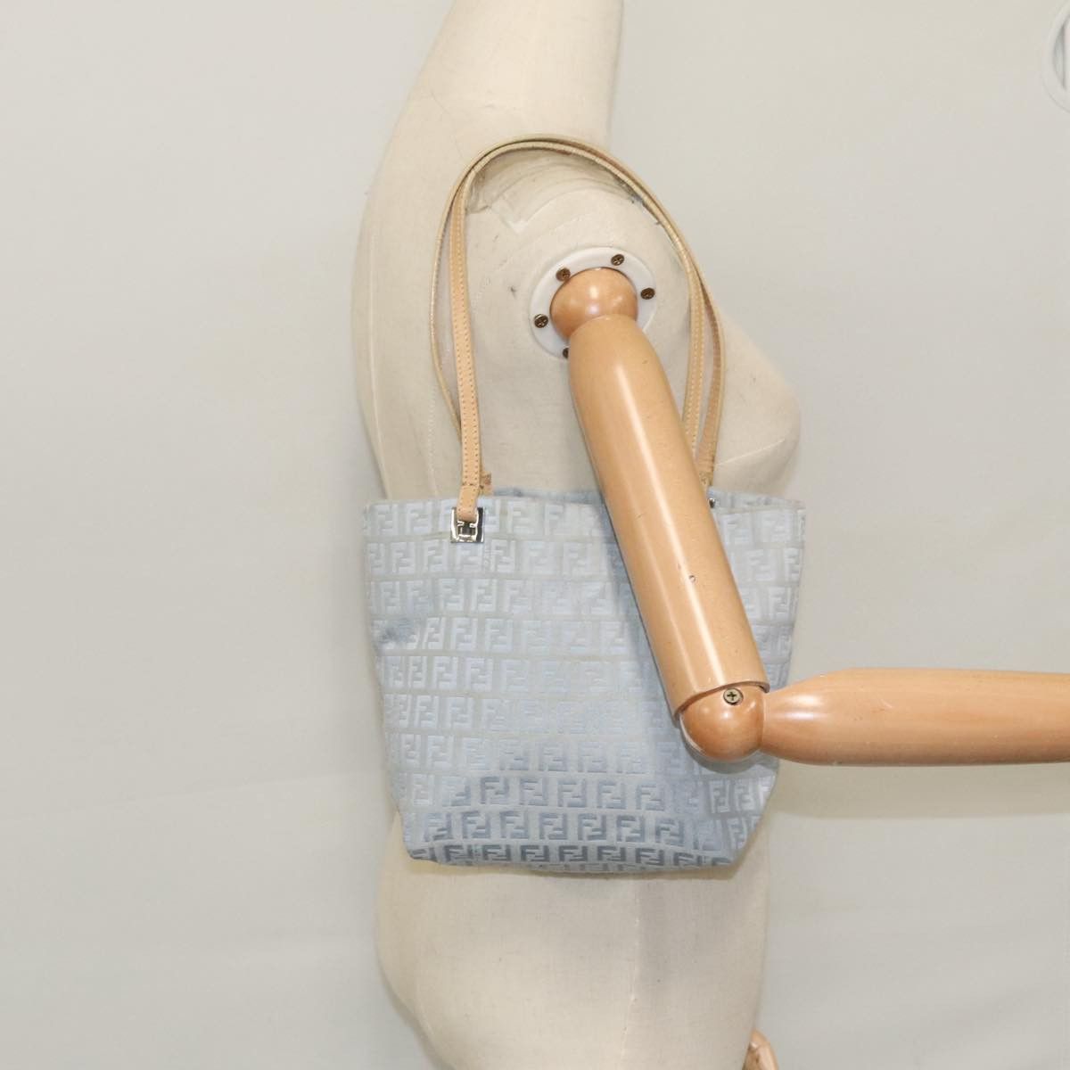 Fendi Blue Canvas Tote Bag (Pre-Owned) Size ONE SIZE - 14 Thumbnail