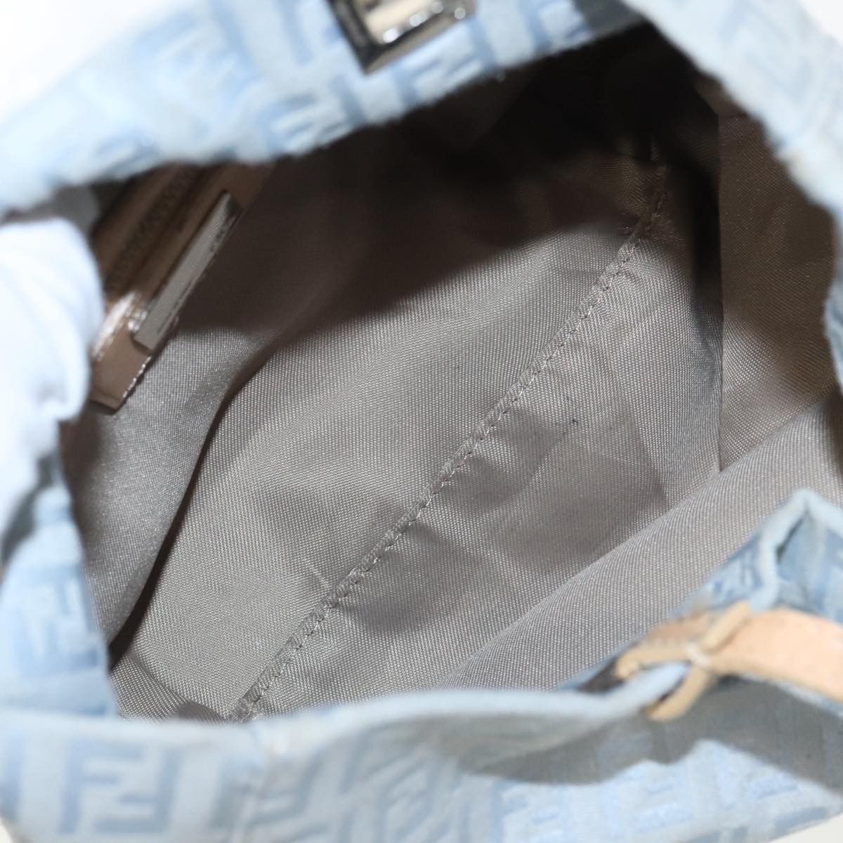 Fendi Blue Canvas Tote Bag (Pre-Owned) Size ONE SIZE - 11 Thumbnail