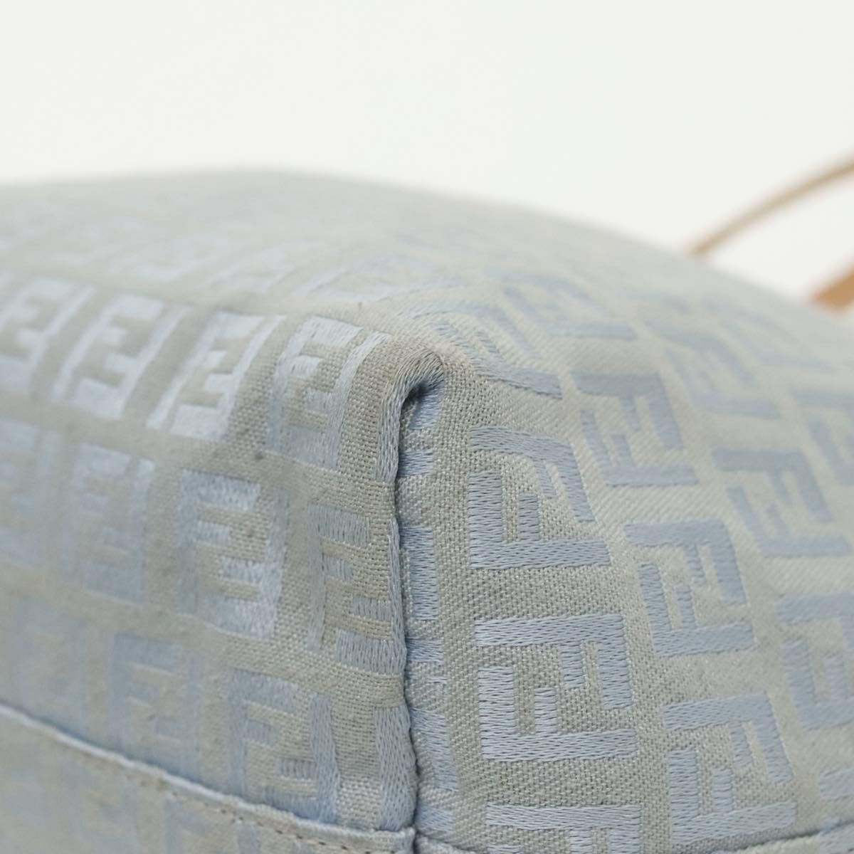 Fendi Blue Canvas Tote Bag (Pre-Owned) Size ONE SIZE - 9 Thumbnail