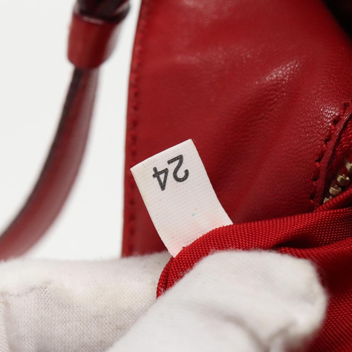 Prada Red Synthetic Handbag (Pre-Owned) Size ONE SIZE - 14 Thumbnail