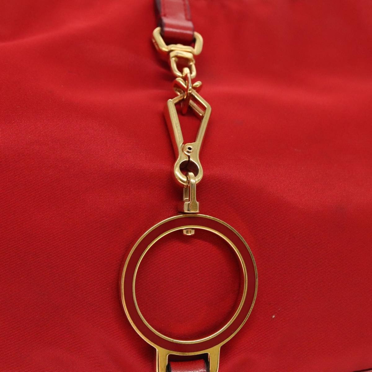 Prada Red Synthetic Handbag (Pre-Owned) Size ONE SIZE - 12 Thumbnail