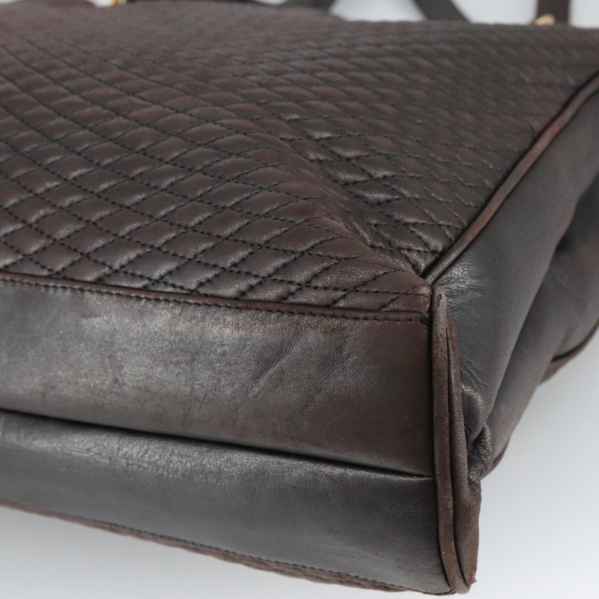 Bally Brown Leather Shoulder Bag (Pre-Owned) Size ONE SIZE - 11 Thumbnail