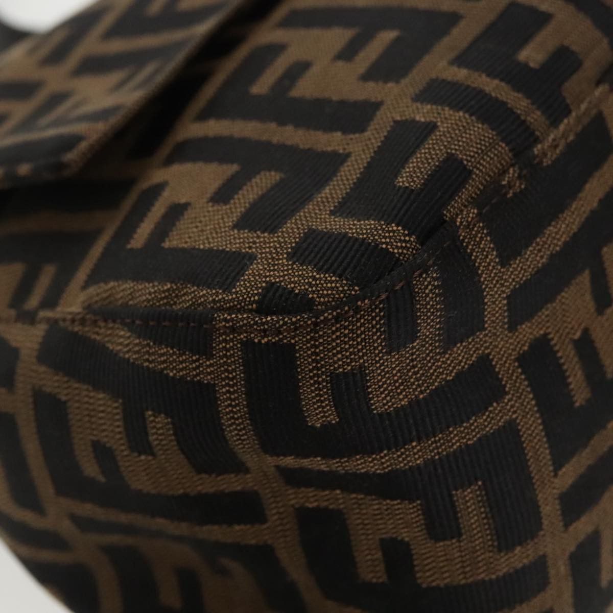 Fendi Mamma Baguette Brown Canvas Shoulder Bag (Pre-Owned) Size ONE SIZE - 15 Thumbnail