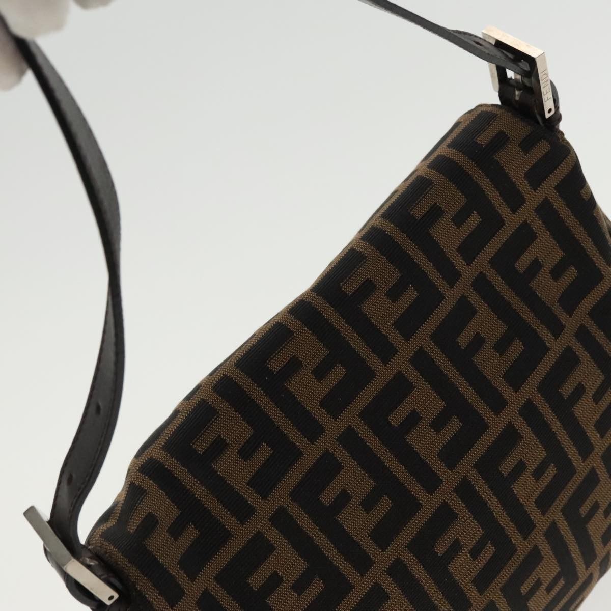 Fendi Mamma Baguette Brown Canvas Shoulder Bag (Pre-Owned) Size ONE SIZE - 14 Thumbnail