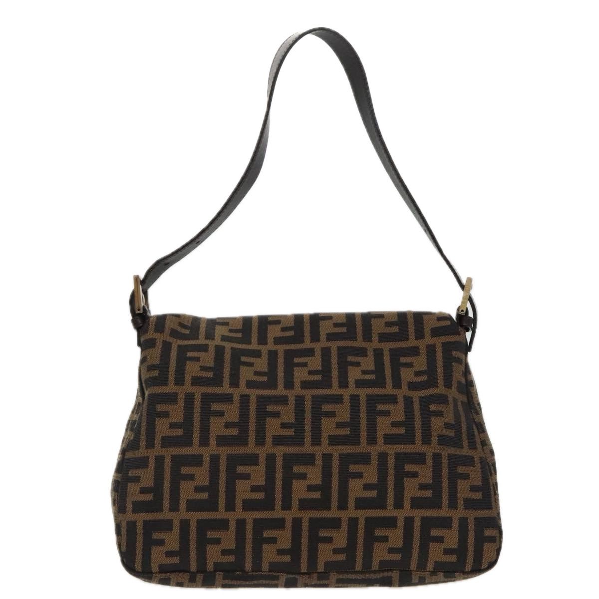 Fendi Mamma Baguette Brown Canvas Shoulder Bag (Pre-Owned) Size ONE SIZE - 2 Thumbnail