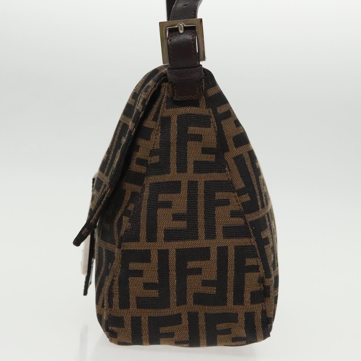 Fendi Mamma Baguette Brown Canvas Shoulder Bag (Pre-Owned) Size ONE SIZE - 3 Thumbnail