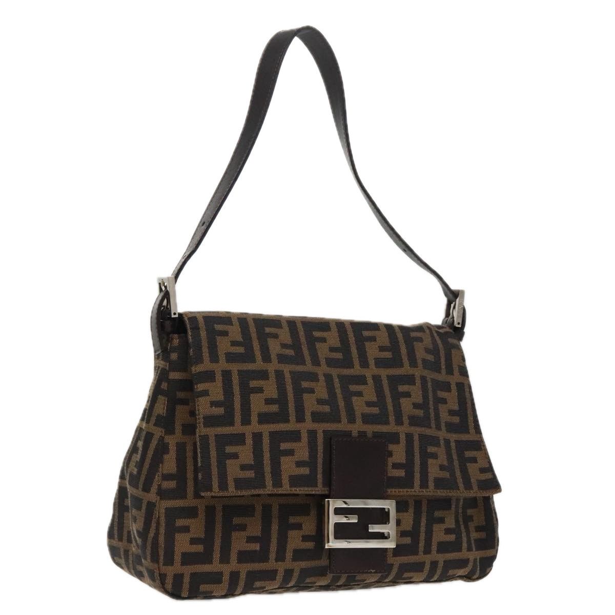 Fendi Mamma Baguette Brown Canvas Shoulder Bag (Pre-Owned) Size ONE SIZE - 12 Thumbnail