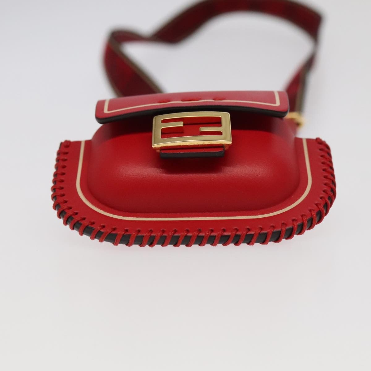 Fendi Baguette Red Leather Wallet (Pre-Owned) Size ONE SIZE - 9 Thumbnail