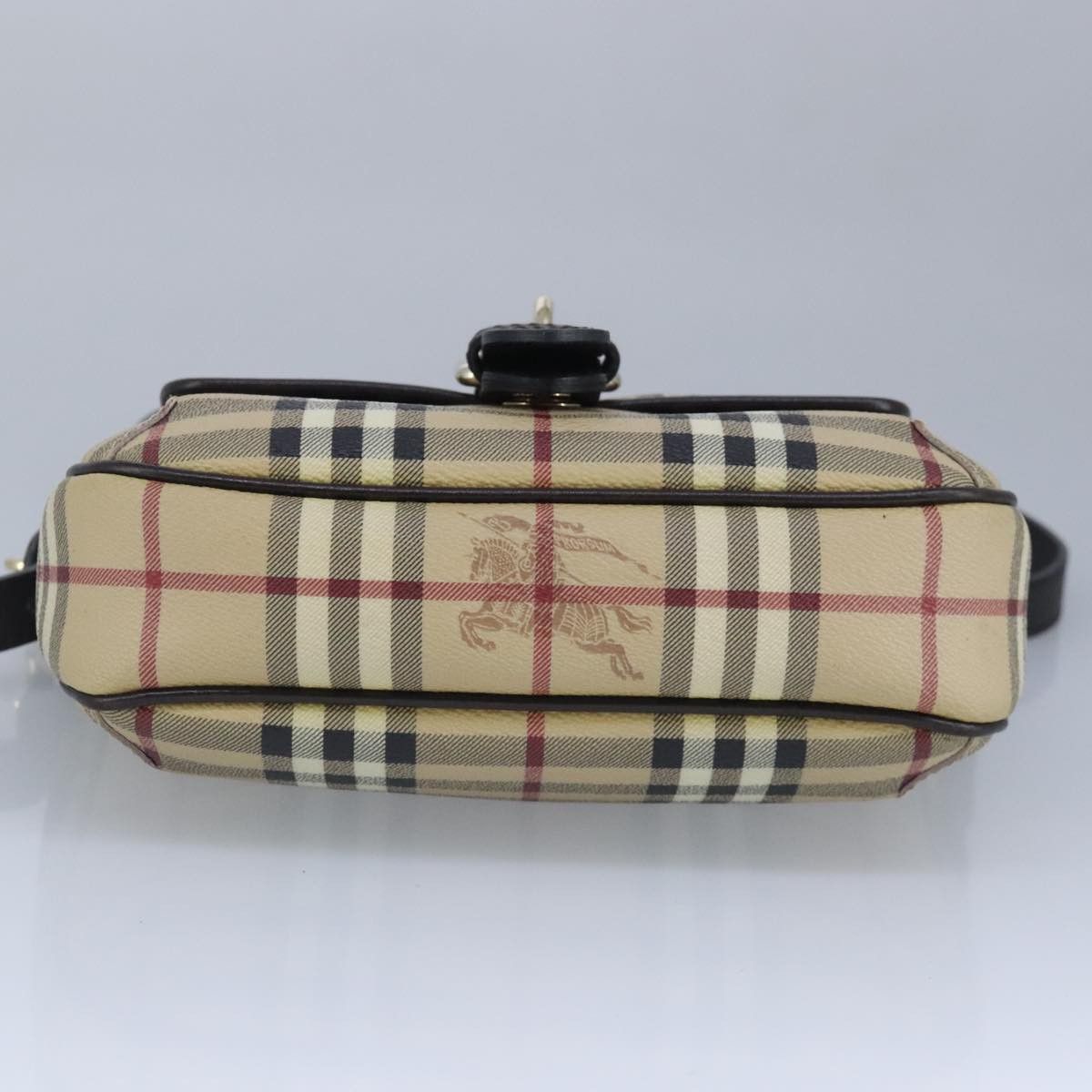 Burberry Nova Check Beige Canvas Shoulder Bag (Pre-Owned) Size ONE SIZE - 17 Thumbnail