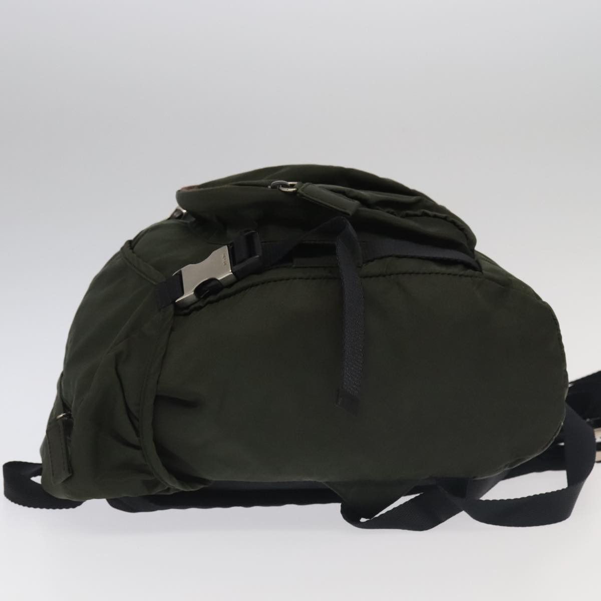 Prada Re-Nylon Khaki Synthetic Backpack Bag (Pre-Owned) Size ONE SIZE - 4 Thumbnail