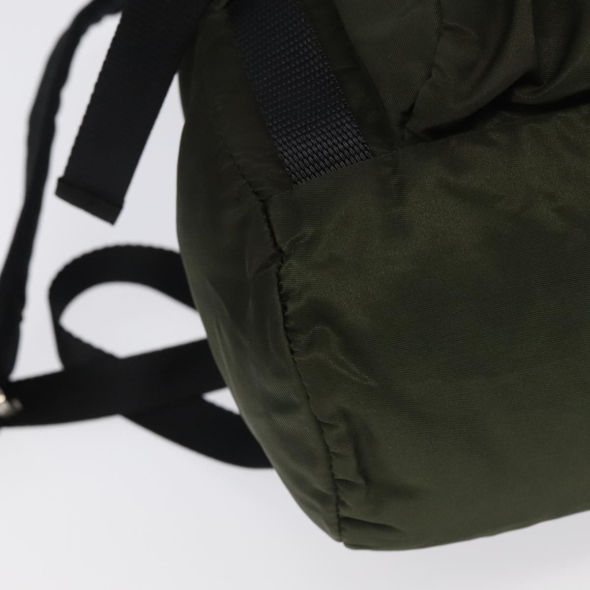 Prada Re-Nylon Khaki Synthetic Backpack Bag (Pre-Owned) Size ONE SIZE - 8 Thumbnail
