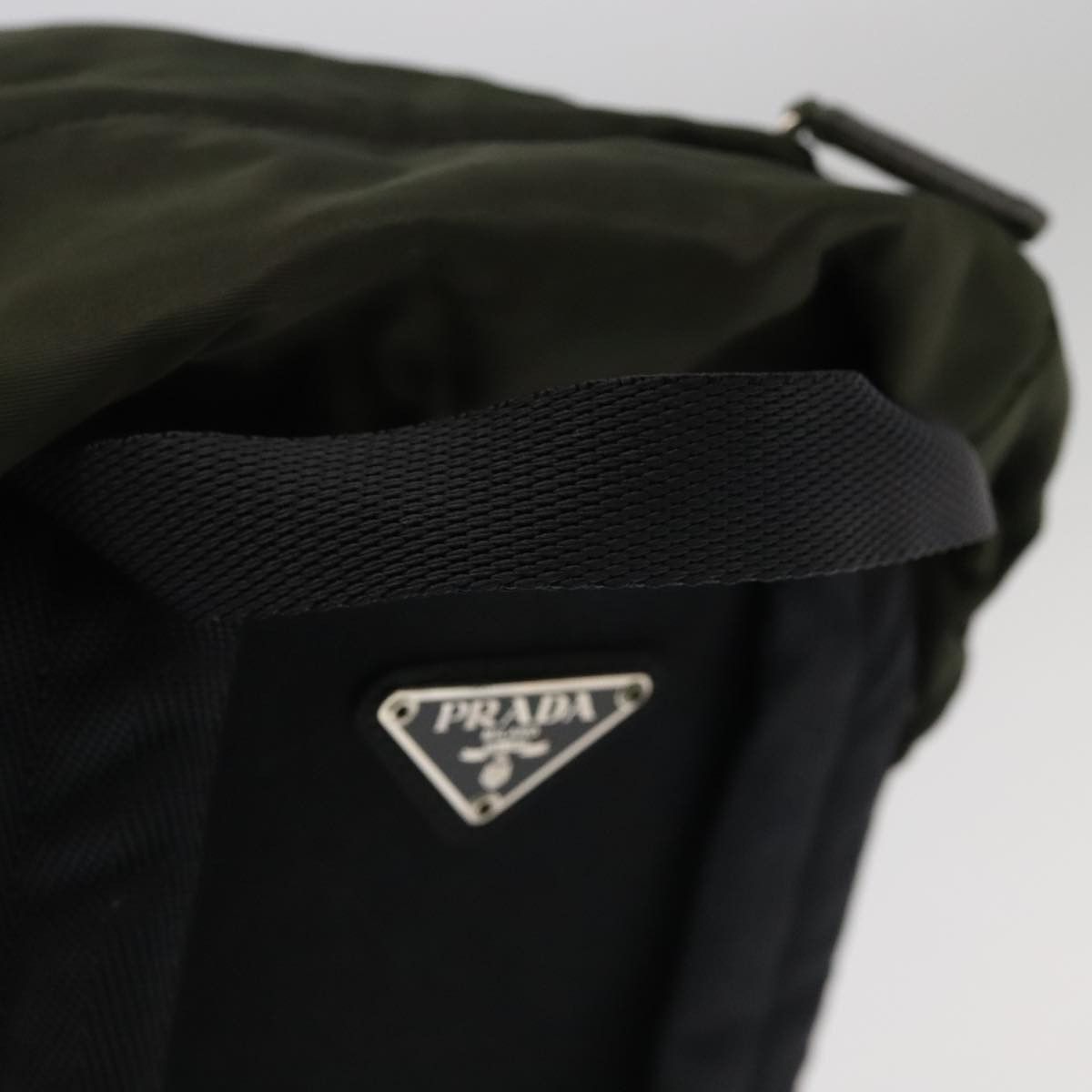 Prada Re-Nylon Khaki Synthetic Backpack Bag (Pre-Owned) Size ONE SIZE - 5 Thumbnail