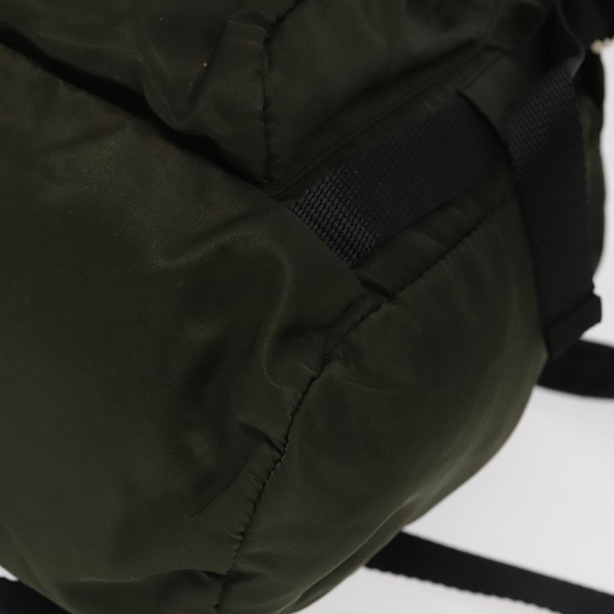 Prada Re-Nylon Khaki Synthetic Backpack Bag (Pre-Owned) Size ONE SIZE - 7 Thumbnail