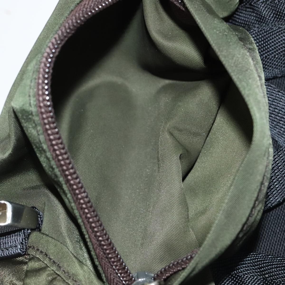 Prada Re-Nylon Khaki Synthetic Backpack Bag (Pre-Owned) Size ONE SIZE - 12 Thumbnail