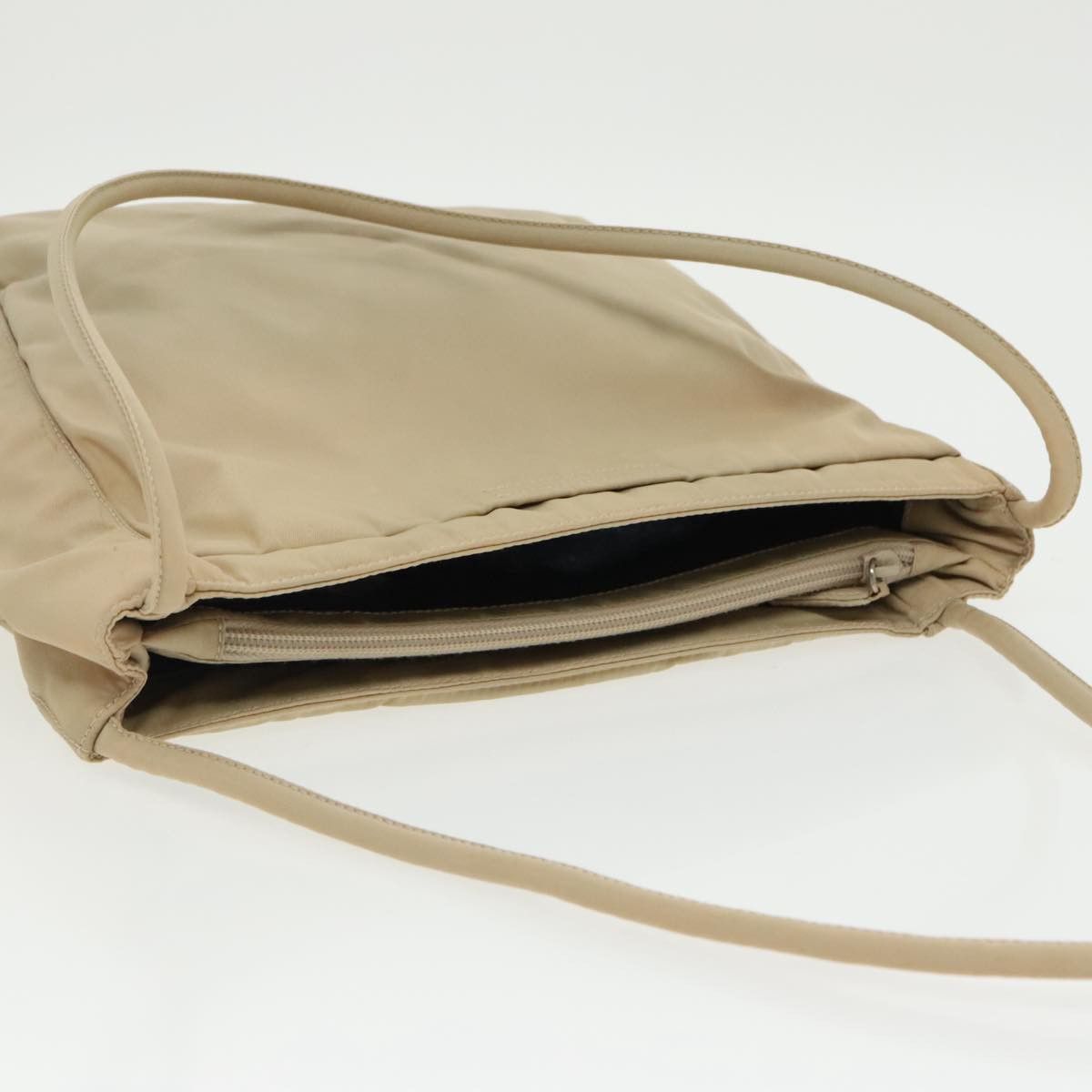 Prada Beige Synthetic Tote Bag (Pre-Owned) Size ONE SIZE - 15 Thumbnail