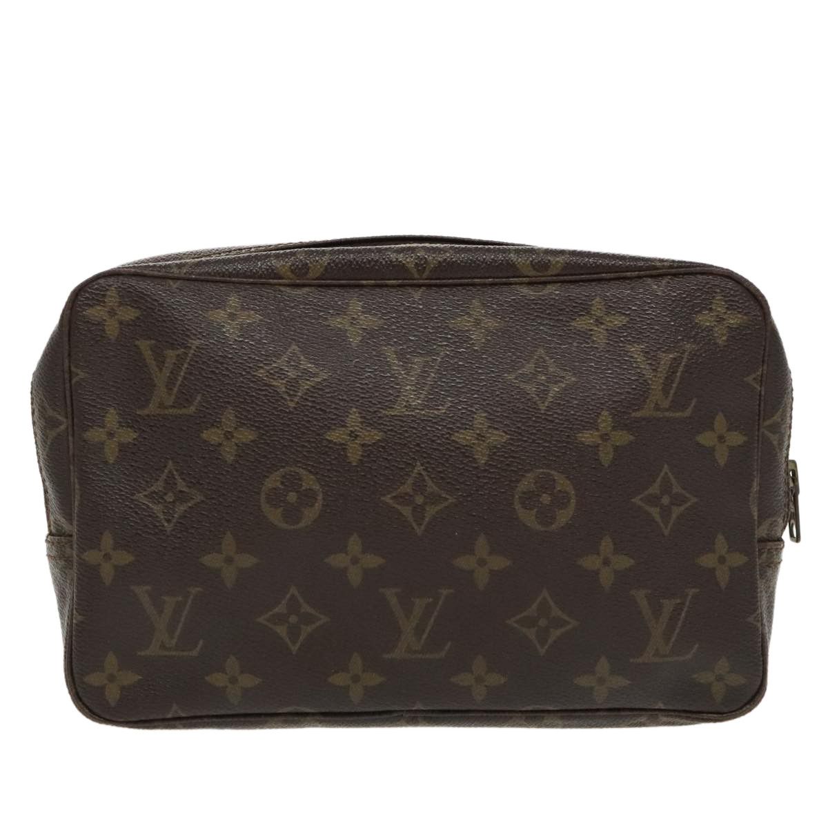 Louis Vuitton Trousse De Toilette Brown Canvas Clutch Bag (Pre-Owned) Size ONE SIZE - 3 Thumbnail