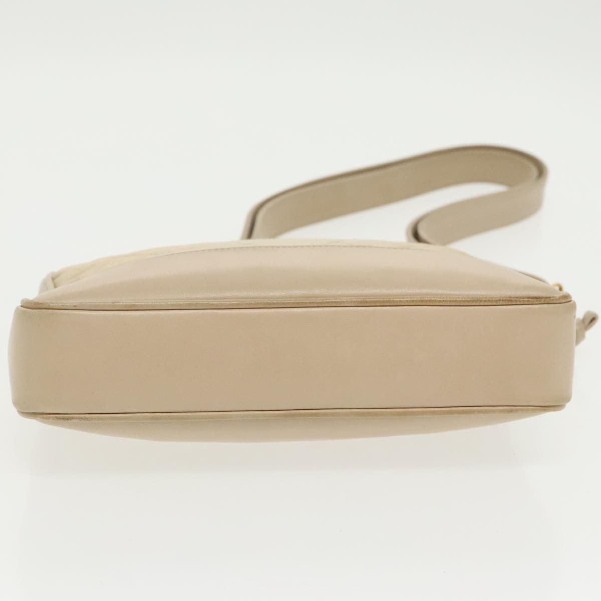 Chanel Quilted Beige Synthetic Shoulder Bag (Pre-Owned) Size ONE SIZE - 5 Thumbnail