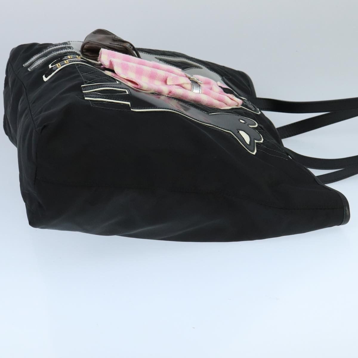 Prada Tessuto Black Synthetic Tote Bag (Pre-Owned) Size ONE SIZE - 3 Thumbnail
