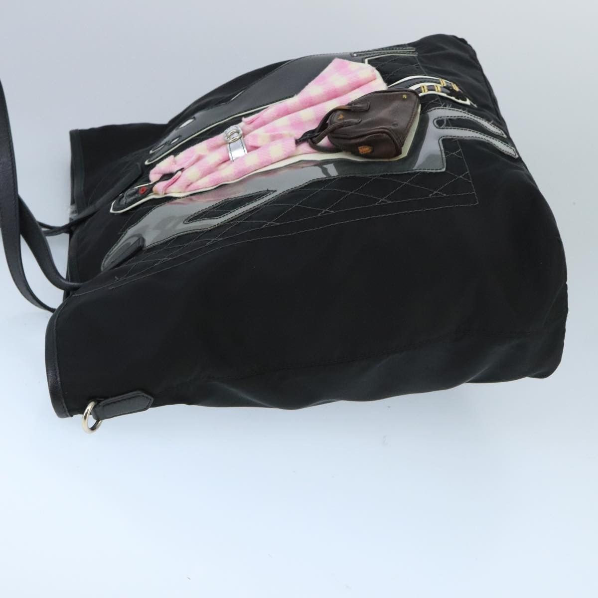 Prada Tessuto Black Synthetic Tote Bag (Pre-Owned) Size ONE SIZE - 12 Thumbnail