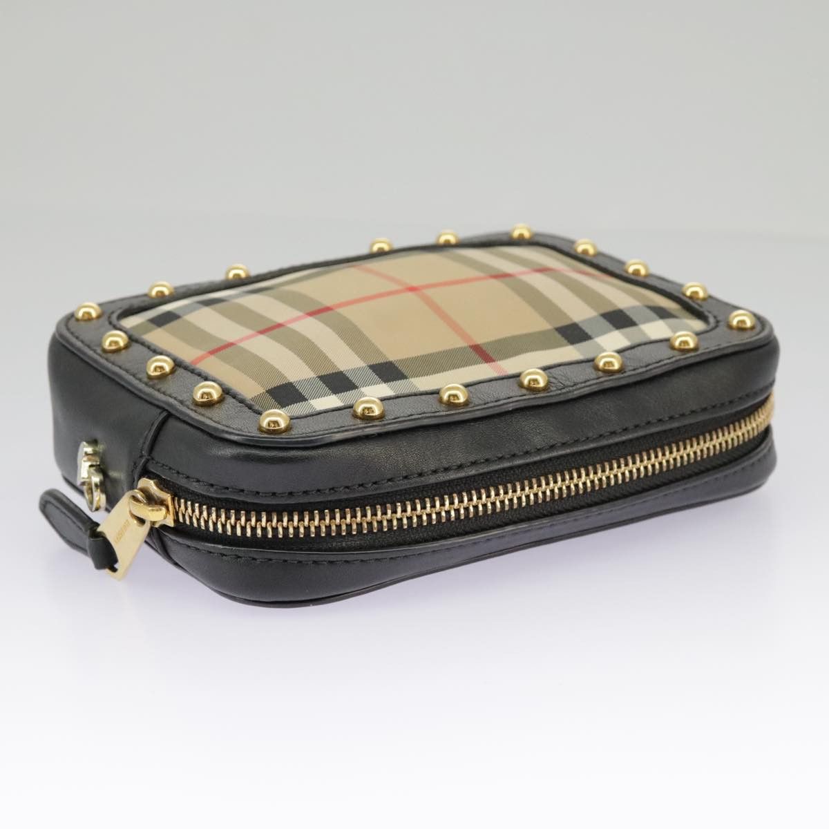 Burberry Vintage Check Beige Synthetic Shoulder Bag (Pre-Owned) Size ONE SIZE - 6 Thumbnail