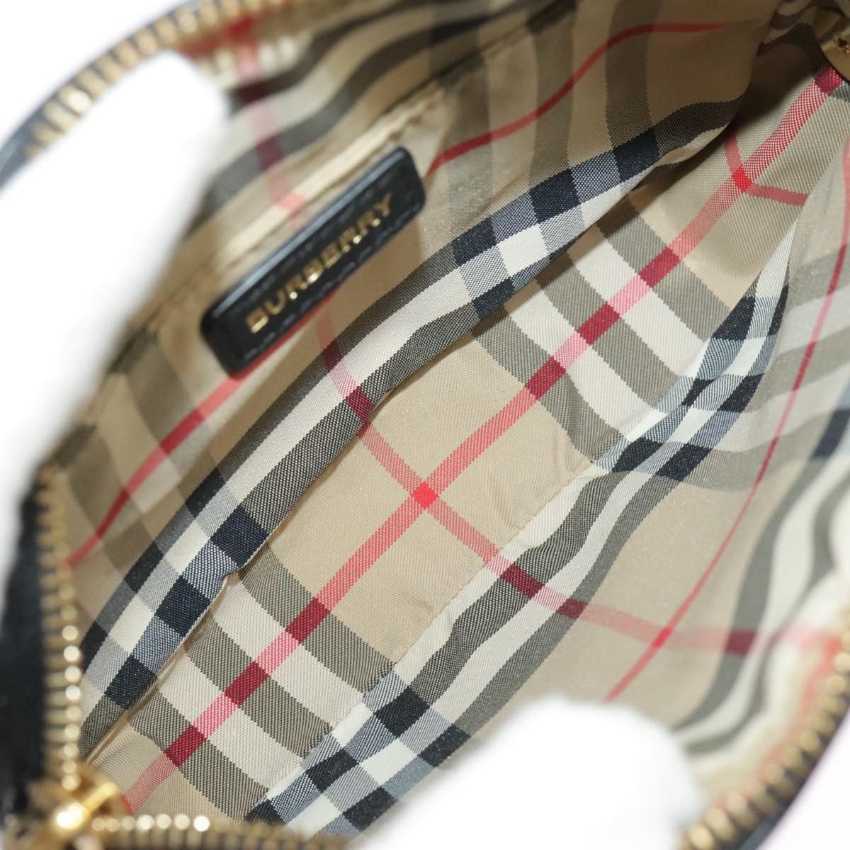 Burberry Vintage Check Beige Synthetic Shoulder Bag (Pre-Owned) Size ONE SIZE - 18 Thumbnail