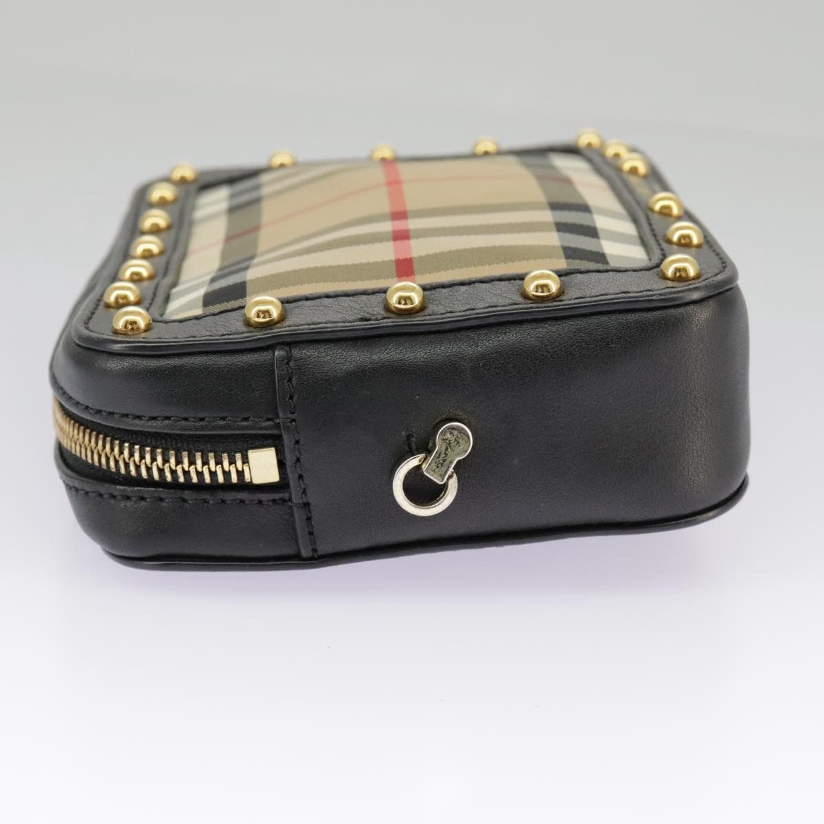 Burberry Vintage Check Beige Synthetic Shoulder Bag (Pre-Owned) Size ONE SIZE - 4 Thumbnail