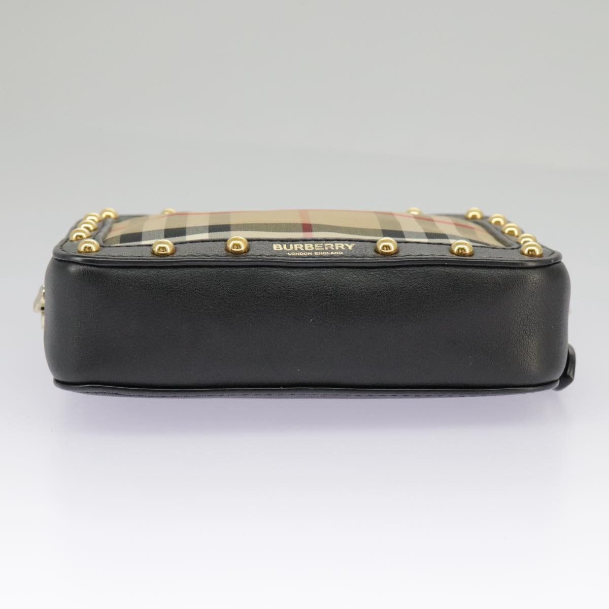 Burberry Vintage Check Beige Synthetic Shoulder Bag (Pre-Owned) Size ONE SIZE - 7 Thumbnail