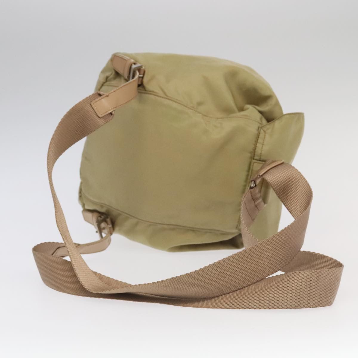 Prada Re-Nylon Khaki Synthetic Backpack Bag (Pre-Owned) Size ONE SIZE - 7 Thumbnail