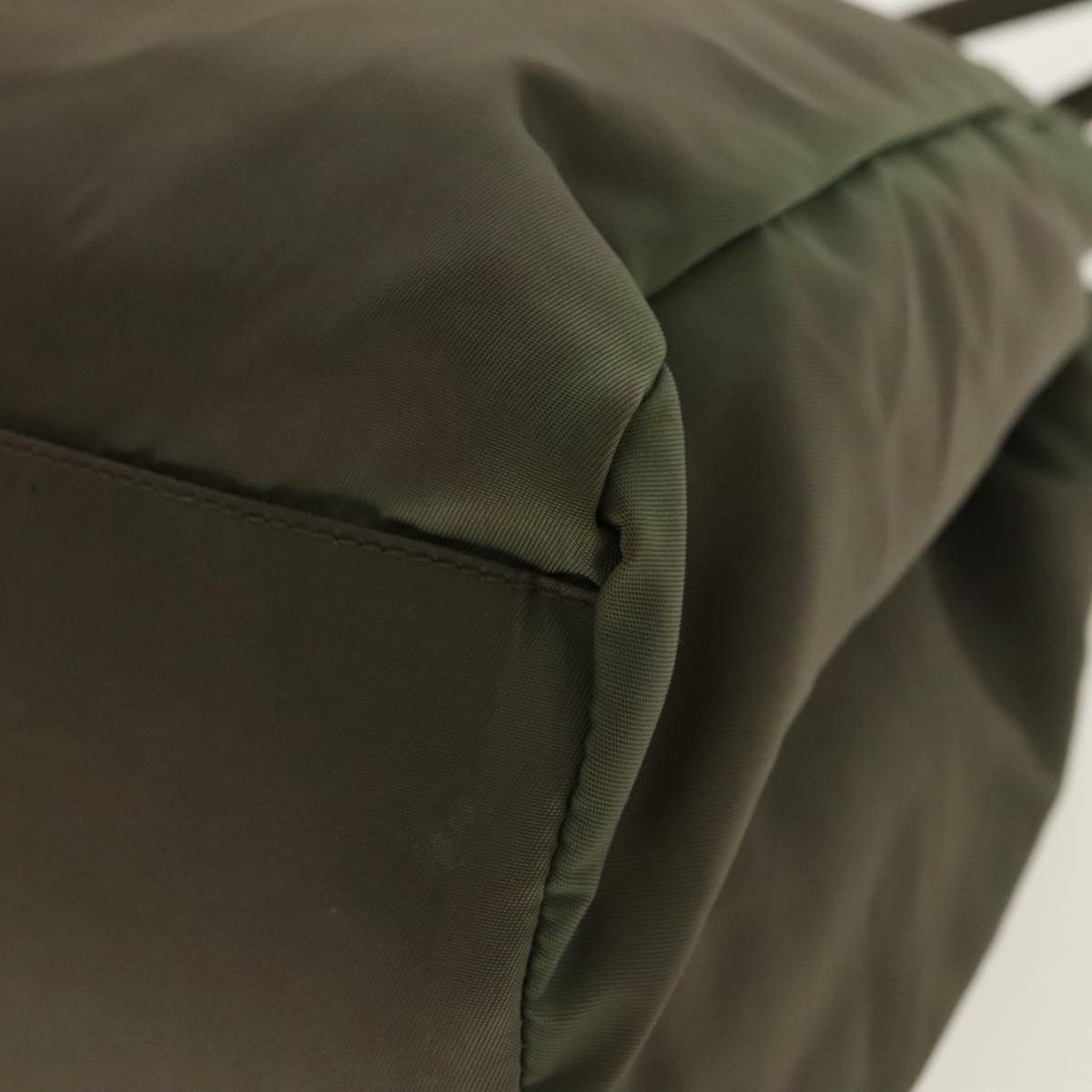 Prada Khaki Synthetic Shoulder Bag (Pre-Owned) Size ONE SIZE - 9 Thumbnail
