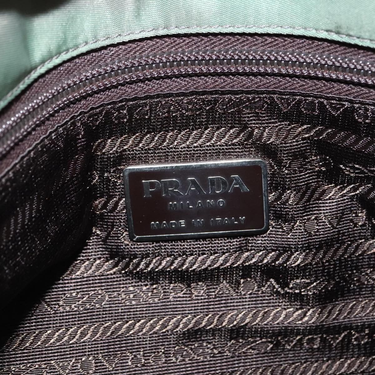 Prada Khaki Synthetic Shoulder Bag (Pre-Owned) Size ONE SIZE - 14 Thumbnail