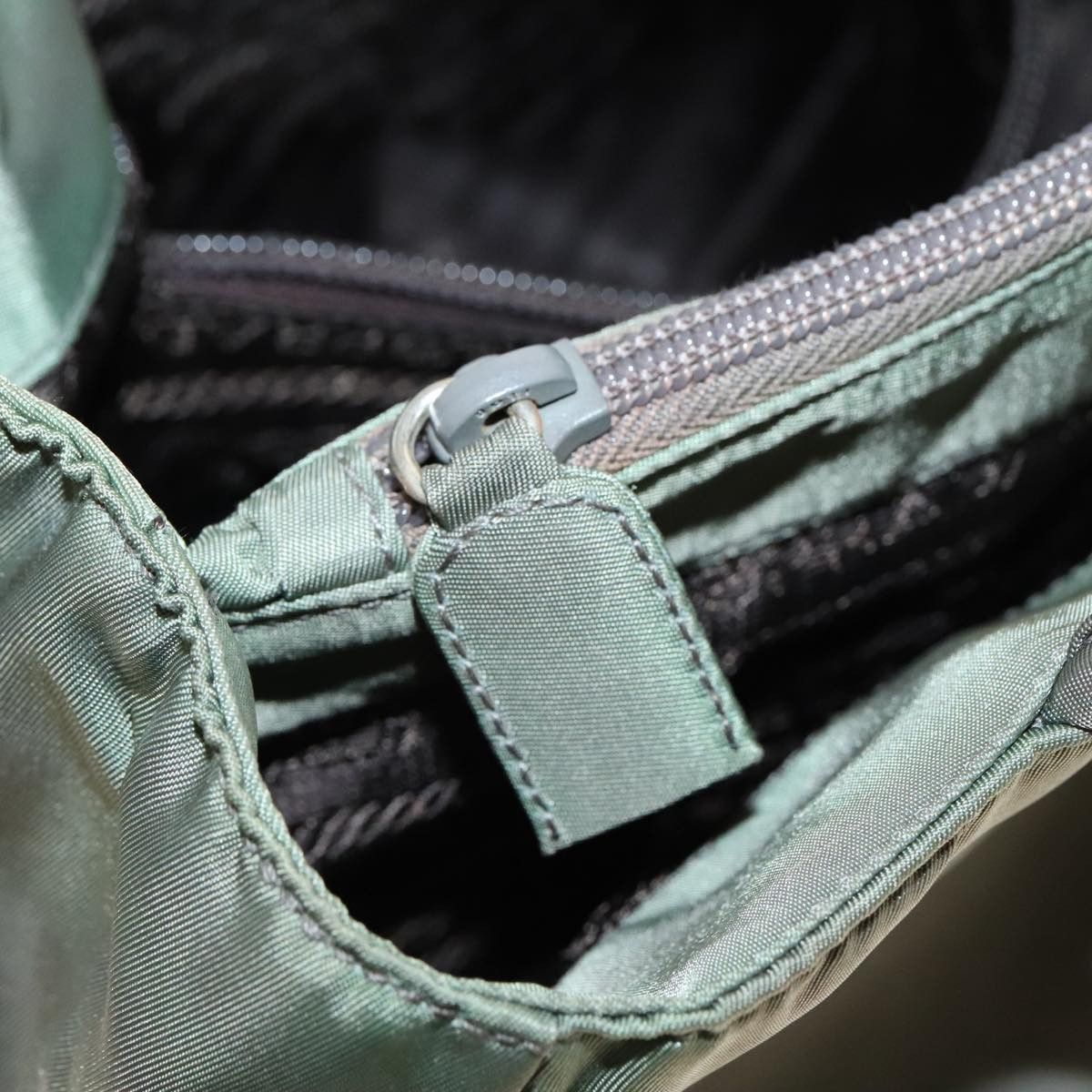 Prada Khaki Synthetic Shoulder Bag (Pre-Owned) Size ONE SIZE - 11 Thumbnail