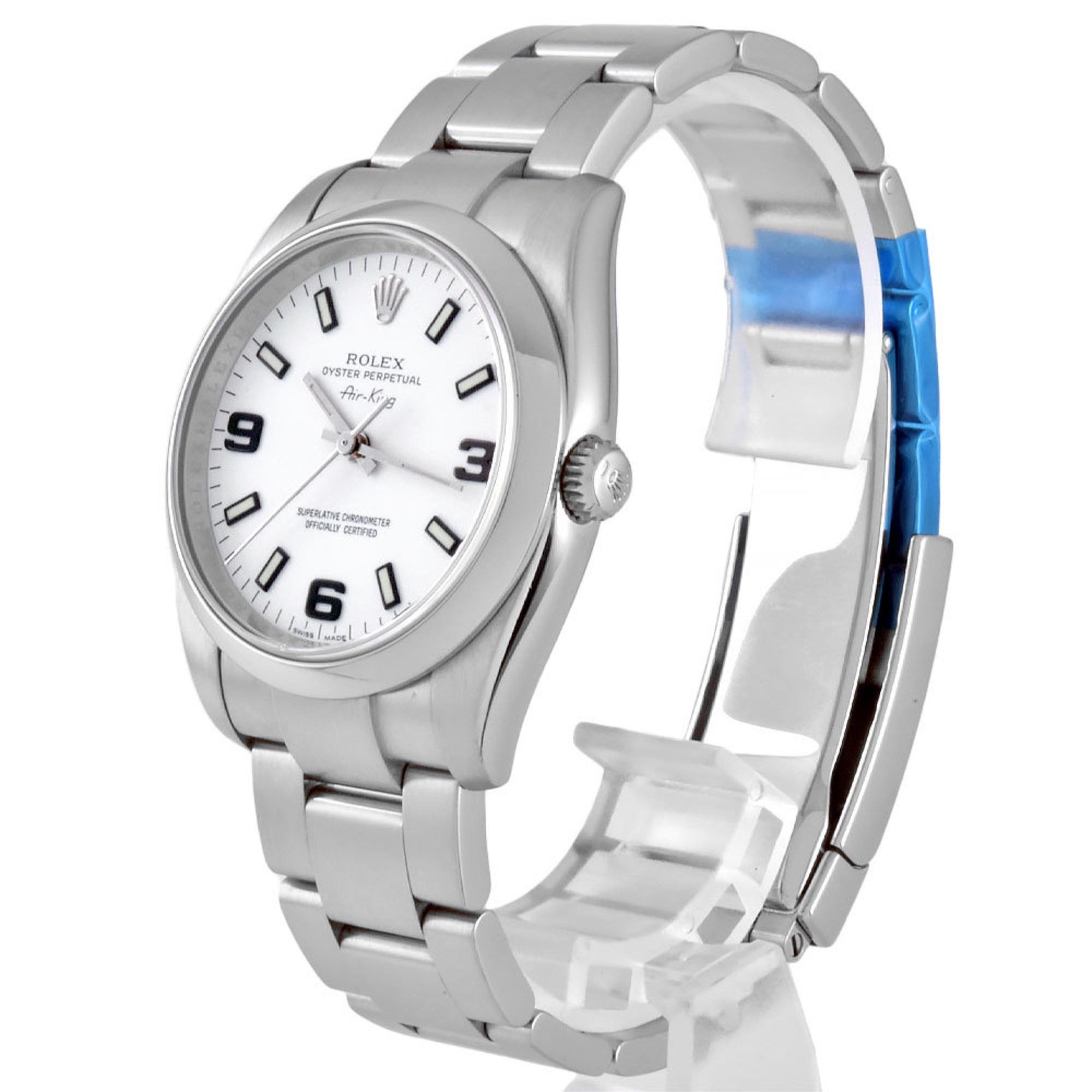 Rolex Rolex 114200 M series (manufactured around 2007) Automatic watch, white dial, stainless steel, men's Size ONE SIZE - 2 Thumbnail
