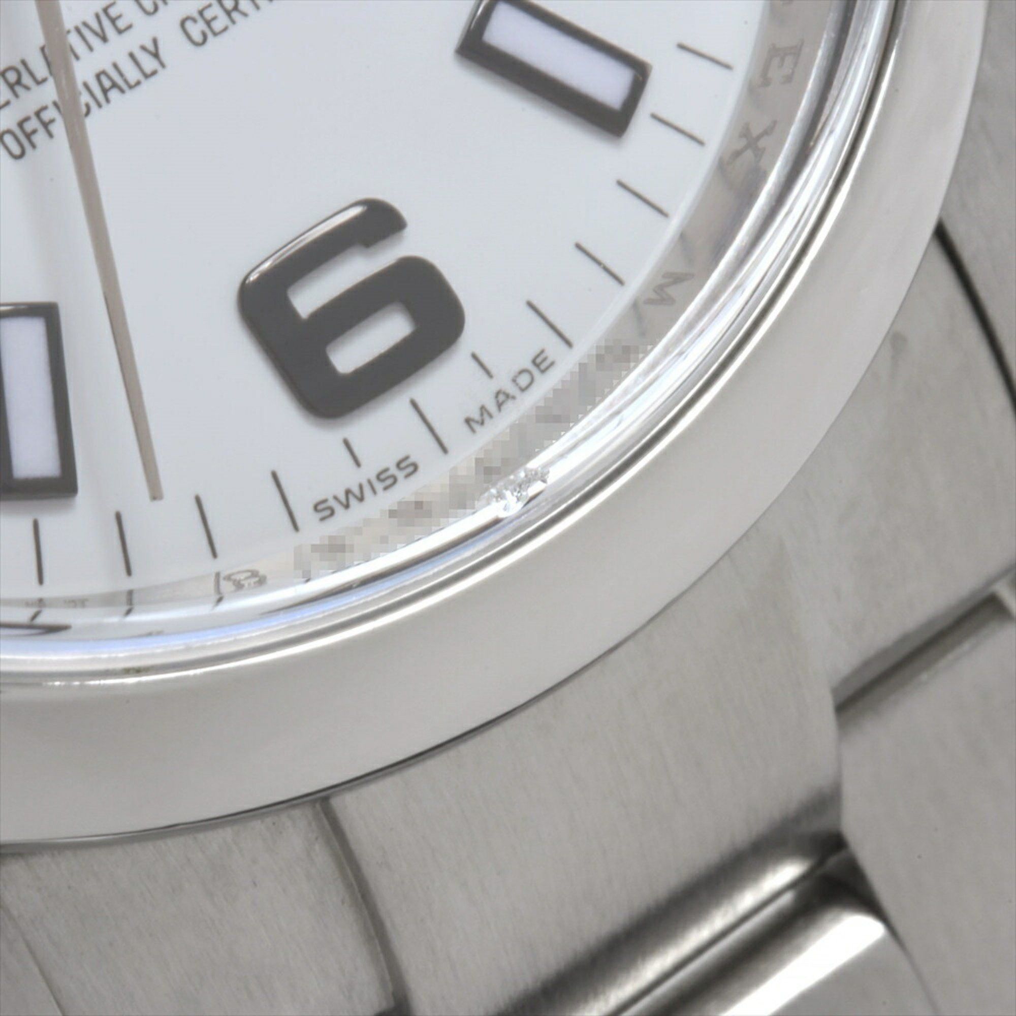 Rolex Rolex 114200 M series (manufactured around 2007) Automatic watch, white dial, stainless steel, men's Size ONE SIZE - 8 Thumbnail
