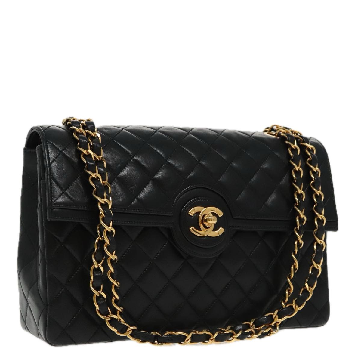 Chanel Matelassé Black Leather Shoulder Bag (Pre-Owned) Size ONE SIZE - 17 Thumbnail