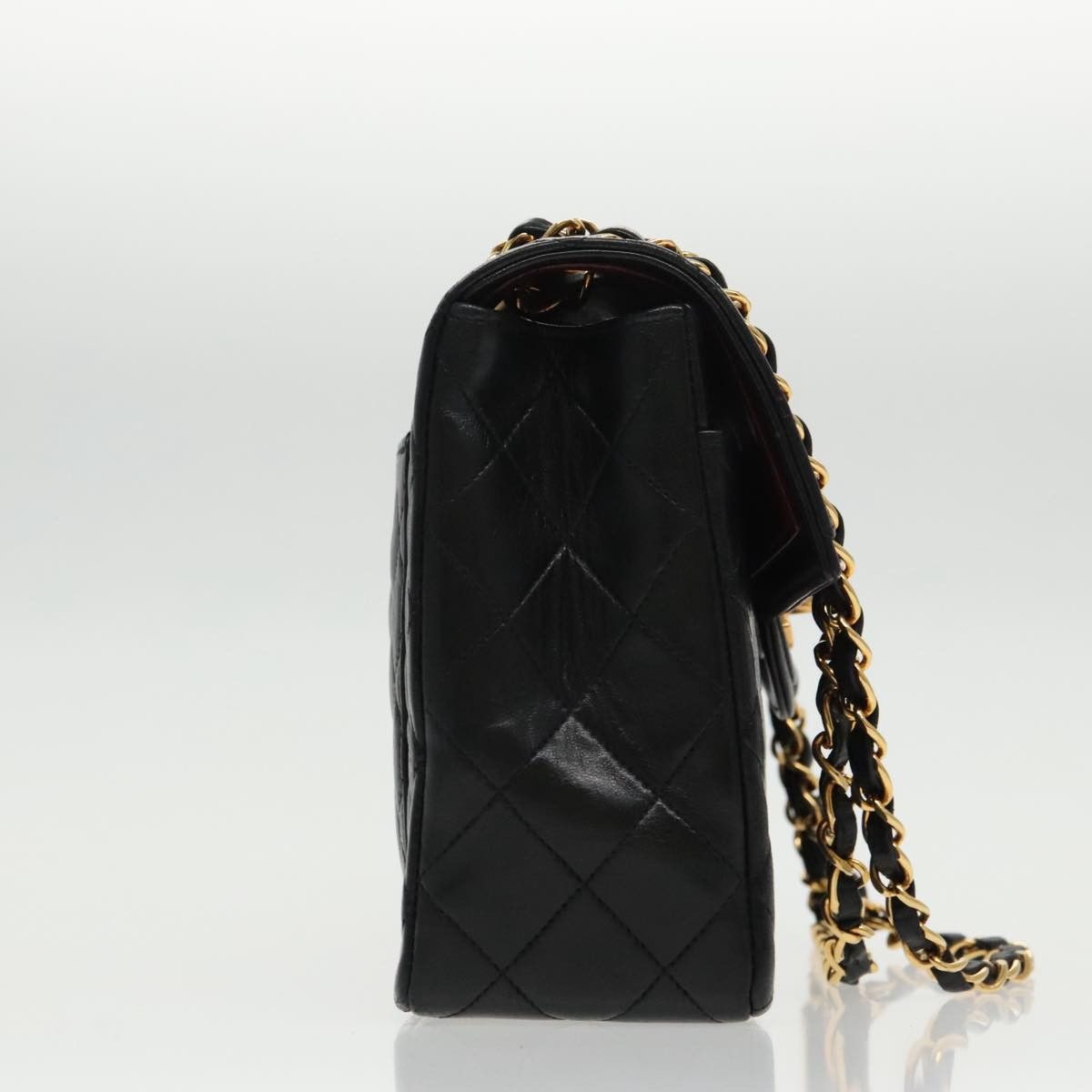 Chanel Matelassé Black Leather Shoulder Bag (Pre-Owned) Size ONE SIZE - 4 Thumbnail