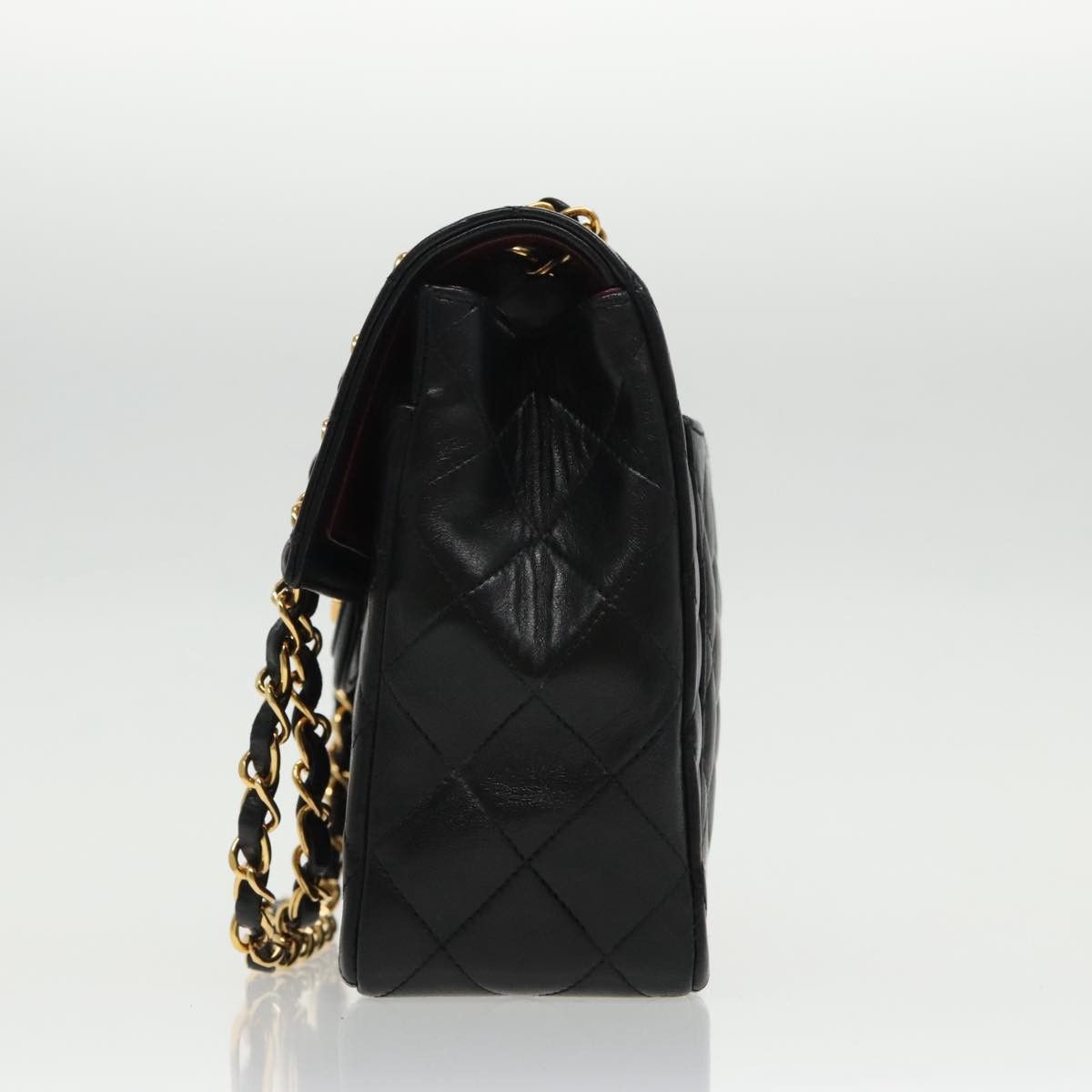 Chanel Matelassé Black Leather Shoulder Bag (Pre-Owned) Size ONE SIZE - 3 Thumbnail