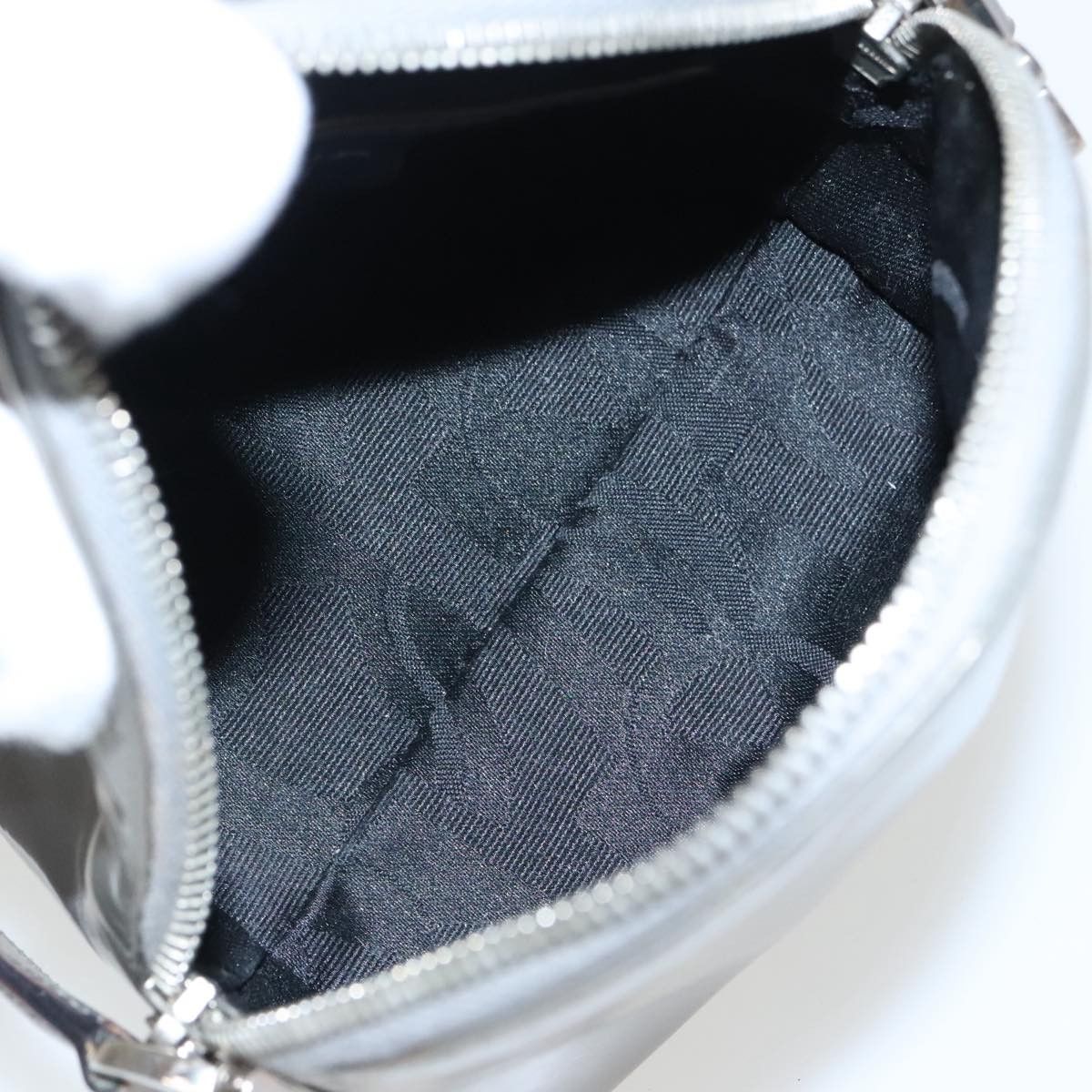 Salvatore Ferragamo Gancini Silver Leather Handbag (Pre-Owned) Size ONE SIZE - 16 Thumbnail