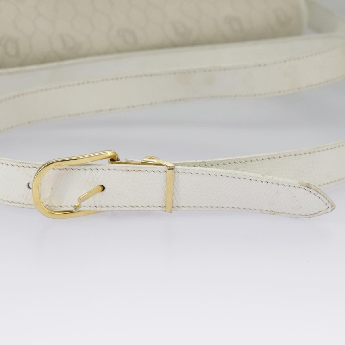Dior Honeycomb Beige Canvas Shoulder Bag (Pre-Owned) Size ONE SIZE - 9 Thumbnail