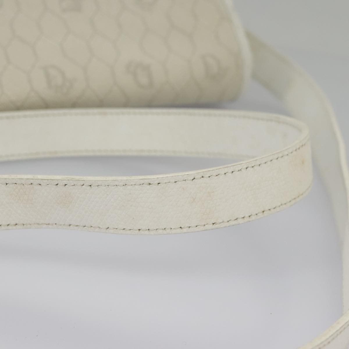 Dior Honeycomb Beige Canvas Shoulder Bag (Pre-Owned) Size ONE SIZE - 10 Thumbnail