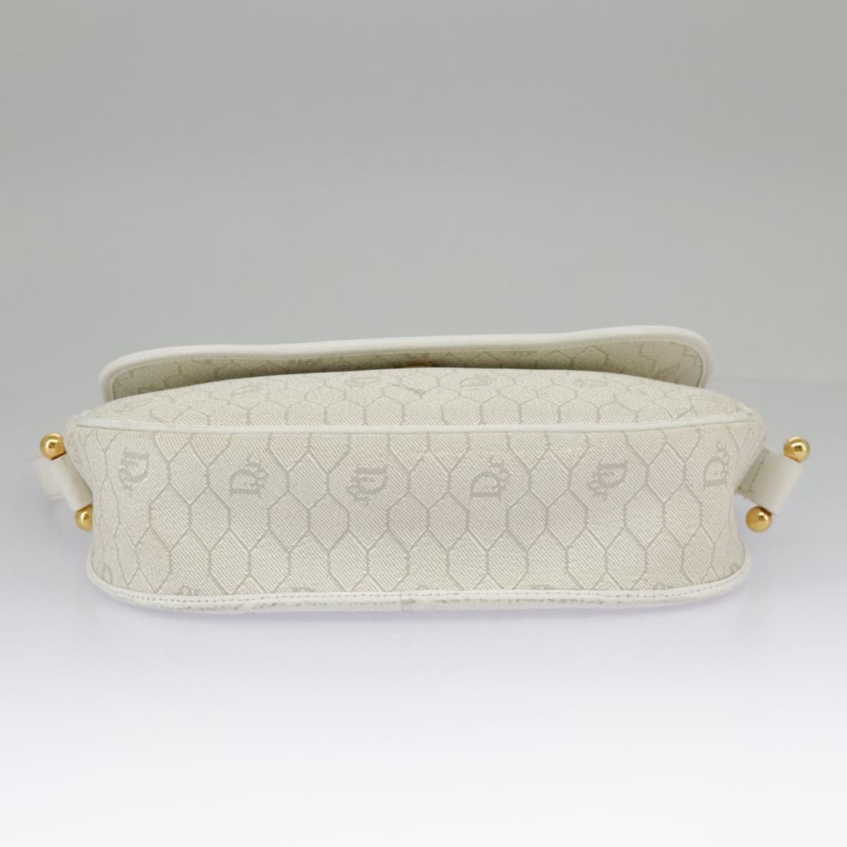 Dior Honeycomb Beige Canvas Shoulder Bag (Pre-Owned) Size ONE SIZE - 12 Thumbnail